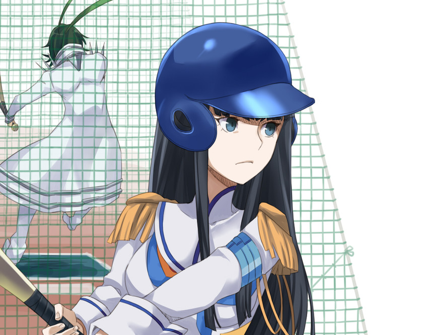 kiryuuin satsuki, junketsu, and sanageyama uzu (kill la kill) drawn by needle_(needlebomb)