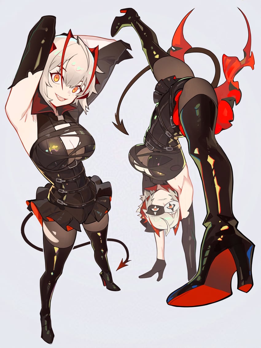 w (arknights and 1 more) drawn by distr