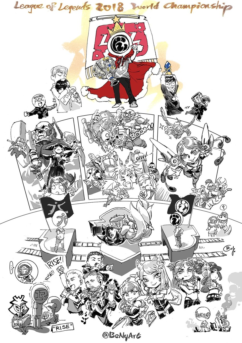 ahri, akali, evelynn, kai'sa, k/da akali, and 20 more (league of legends and 11 more) drawn by b.c.n.y.