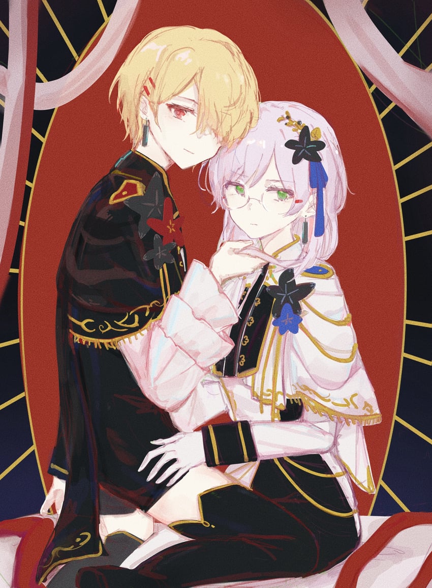 kayamori ruka and izumi yuki (heaven burns red) drawn by scorpio95715391