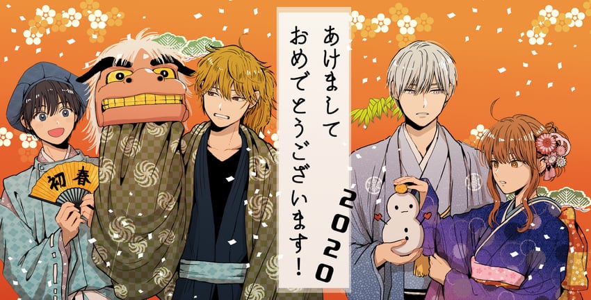 fuyutsuki mio, himuro yukiya, and saitou hajime (koori zokusei danshi to cool na douryou joshi and 1 more) drawn by tonogaya