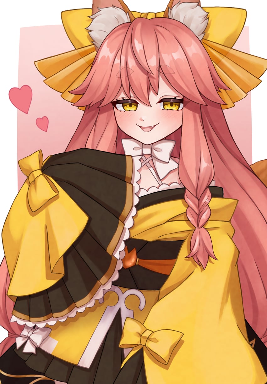 tamamo and tamamo aria (fate and 1 more) drawn by noerujq