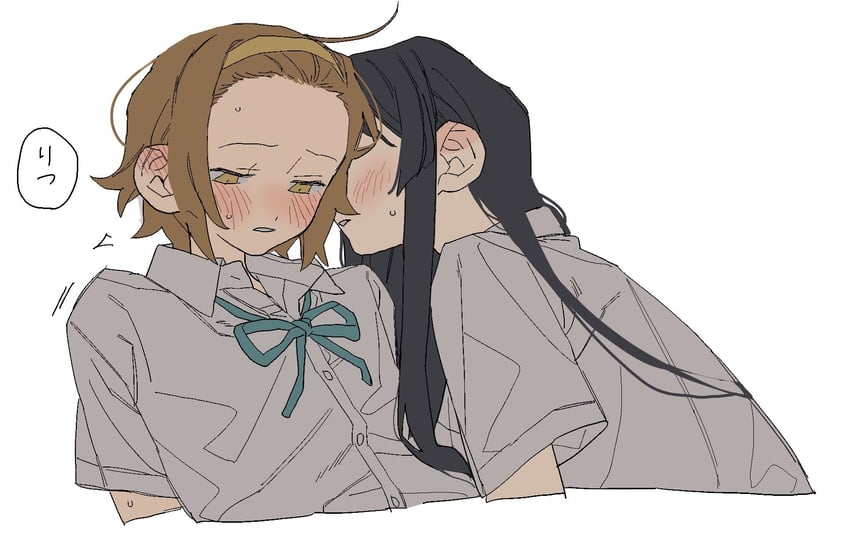 akiyama mio and tainaka ritsu (k-on!) drawn by dayama
