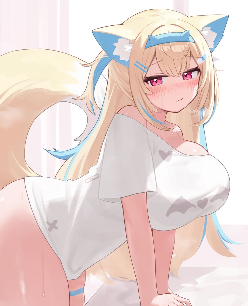 fuwawa abyssgard (hololive and 1 more) drawn by verdey