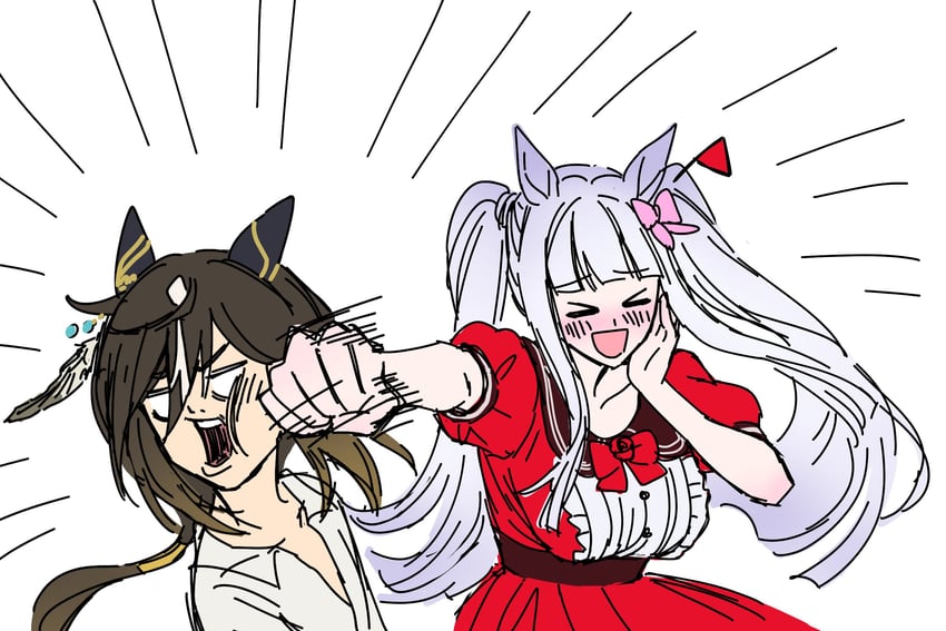 stay gold and point flag (original and 1 more) drawn by reimei_(hokanko_i)
