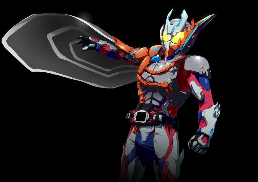 kamen rider over demons (kamen rider and 1 more) drawn by otokamu