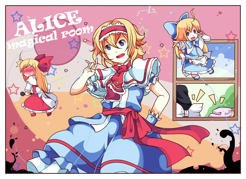 kirisame marisa, alice margatroid, and patchouli knowledge (touhou) drawn by mujib