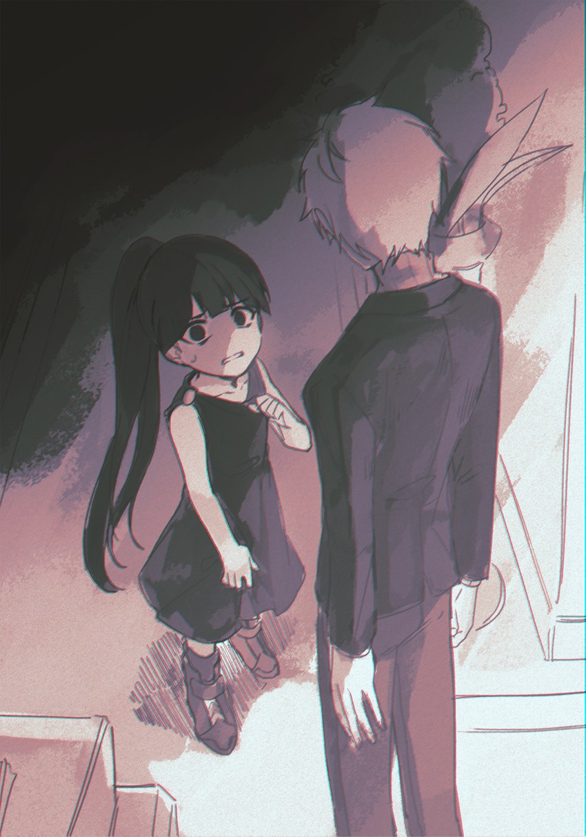 atou haruki and kumazaki karen (saibou shinkyoku) drawn by lenmeu