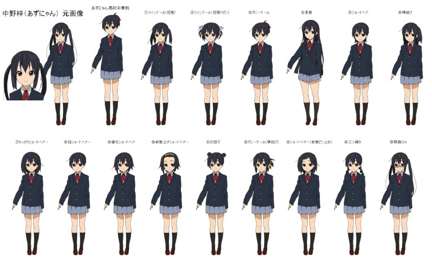 nakano azusa and manabe nodoka (k-on!) drawn by siz_(dance)