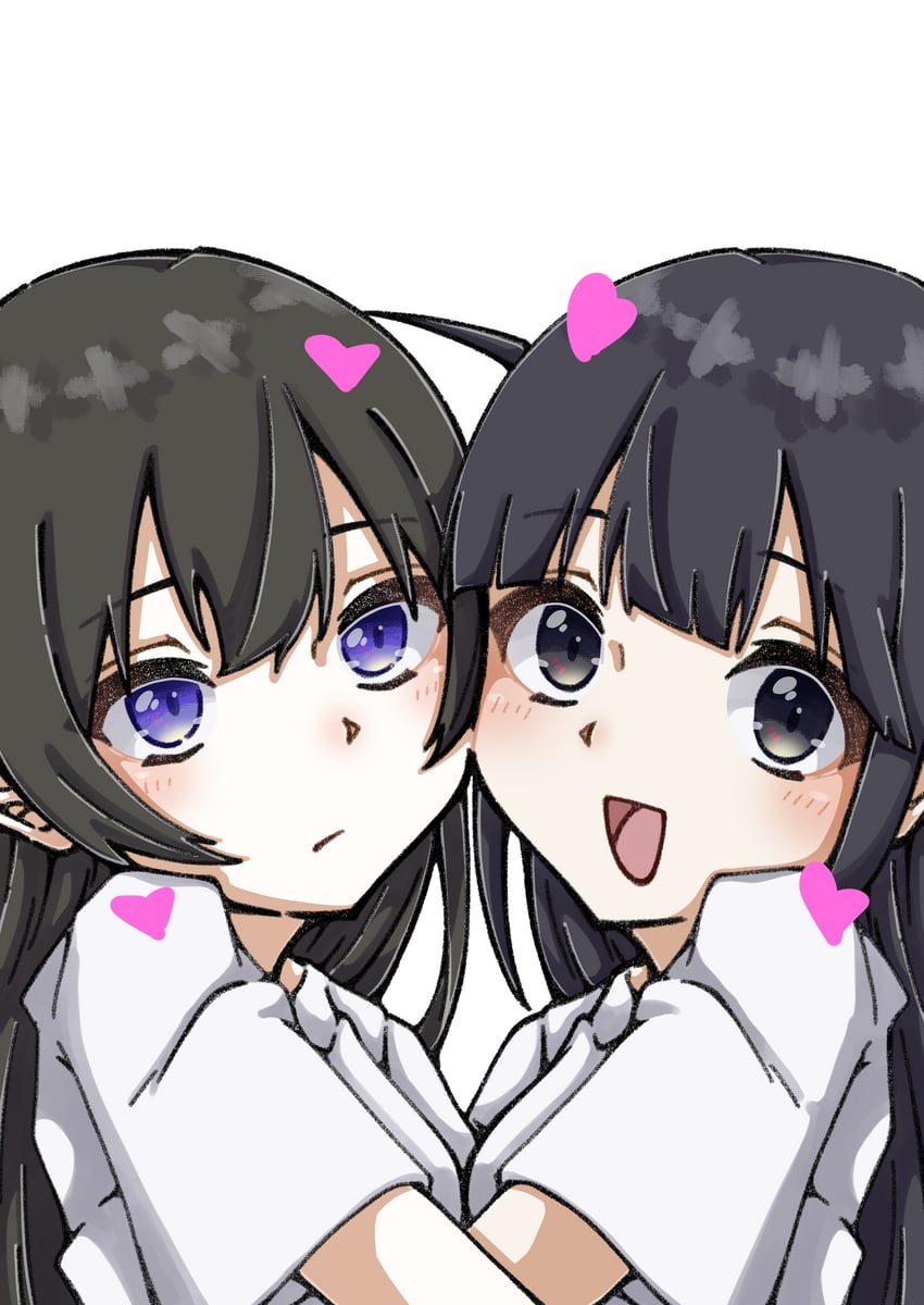 tsuyuzaki mahiru and kagura hikari (shoujo kageki revue starlight) drawn by daua_history