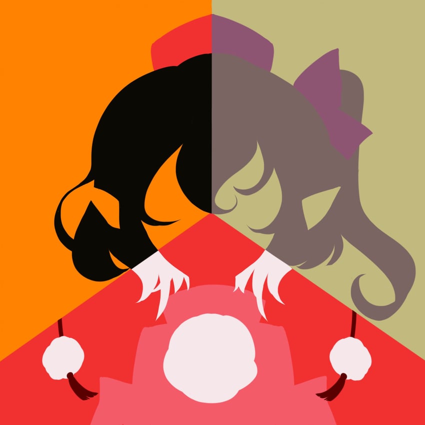 shameimaru aya, inubashiri momiji, and himekaidou hatate (touhou) drawn by maskin_mei