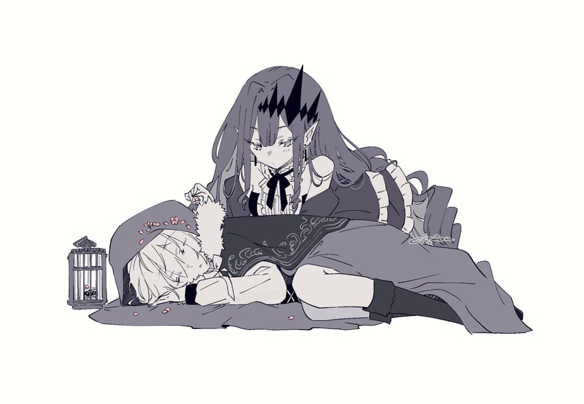 baobhan sith, gray, and add (fate and 1 more) drawn by citron80citron