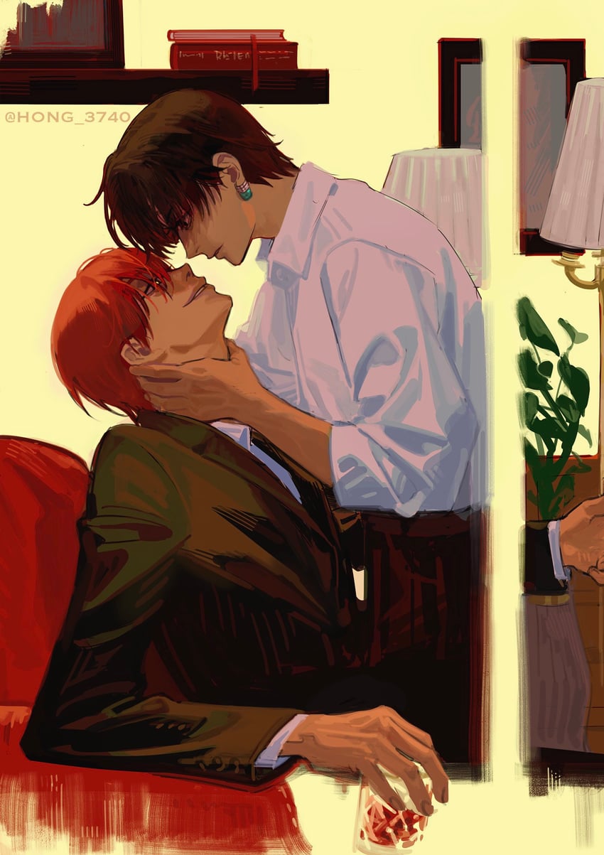 hisoka morow and chrollo lucilfer (hunter x hunter) drawn by hong_3740