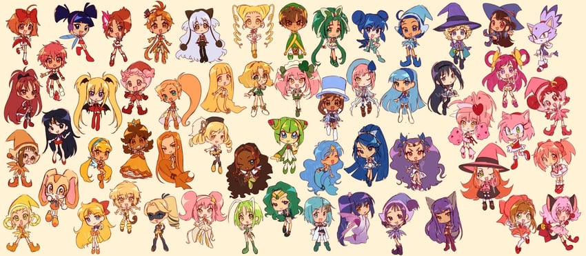 akemi homura, kaname madoka, miki sayaka, sakura kyoko, tomoe mami, and 70 more (mahou shoujo madoka magica and 20 more) drawn by goldenastrum