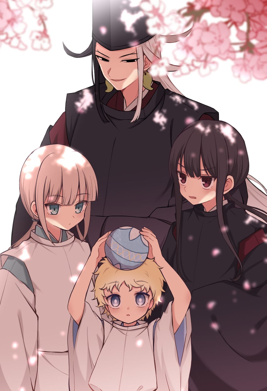 ashiya douman, oda nobukatsu, nemo, captain nemo, and voyager (fate and 1 more) drawn by moyashi_(momoyashi_321)