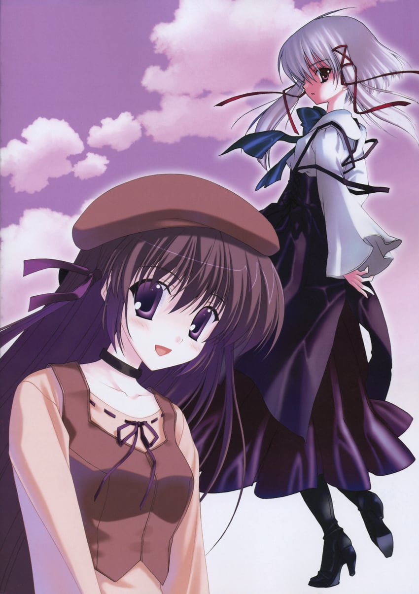 shihou matsuri and morimiya aono (sola) drawn by abeno_chako and nanao_naru