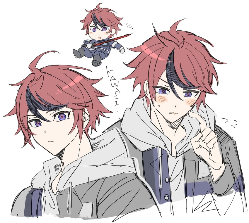 sumino takumi (the hundred line -last defense academy-) drawn by toramaru_(696anna)