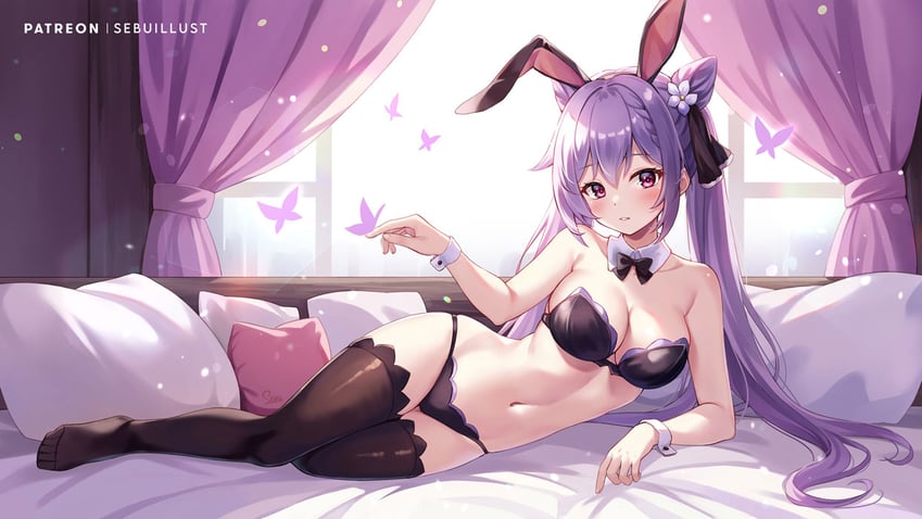 keqing (genshin impact) drawn by sebu_illust