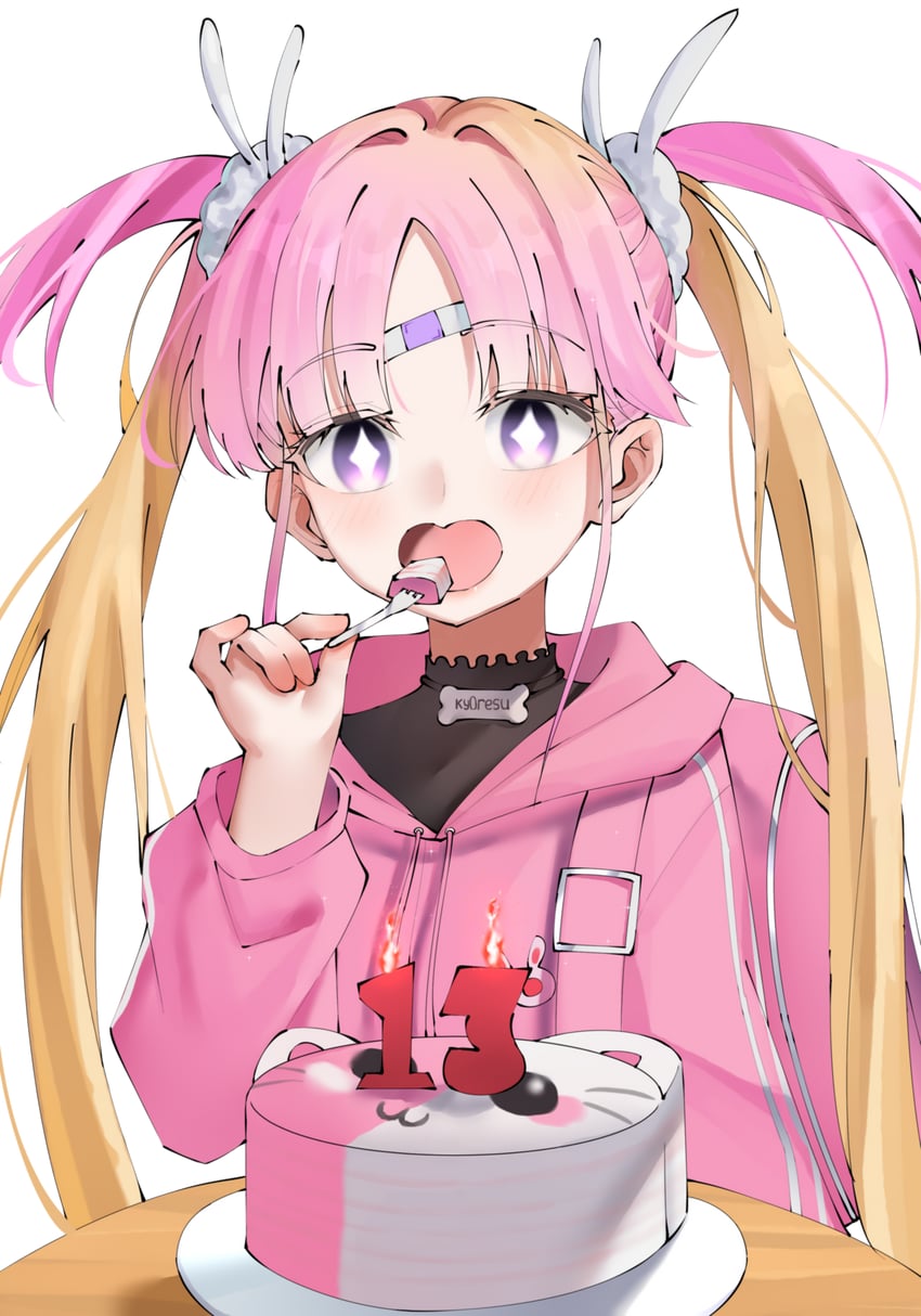 kyoresu and kyopi (indie virtual youtuber) drawn by flat_sasa