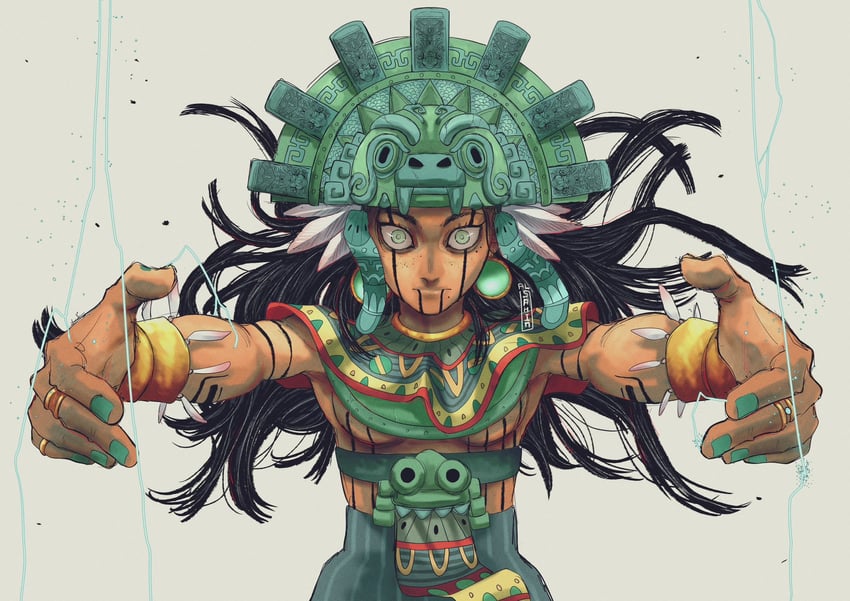 quetzalcoatl (original and 1 more) drawn by al_sahim