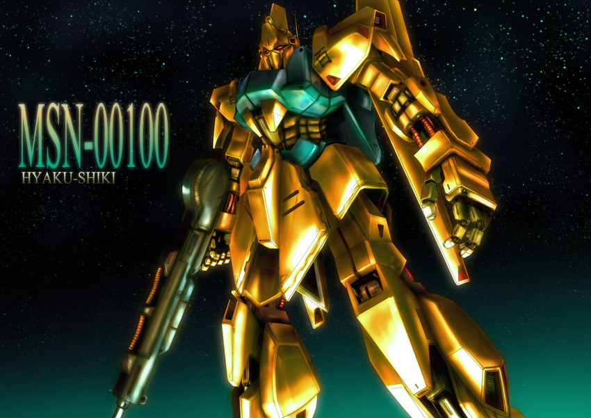 hyaku shiki (gundam and 1 more) drawn by viridian-c