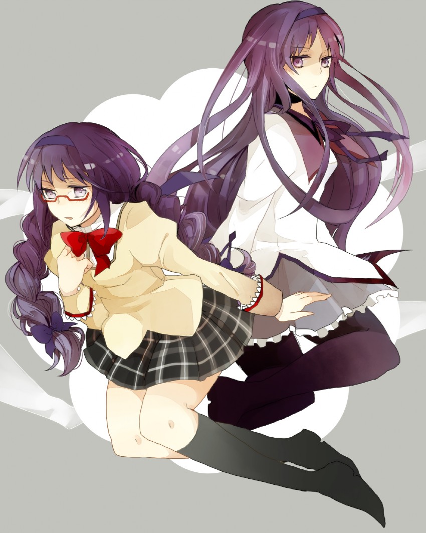 akemi homura (mahou shoujo madoka magica) drawn by shirota_mifuru