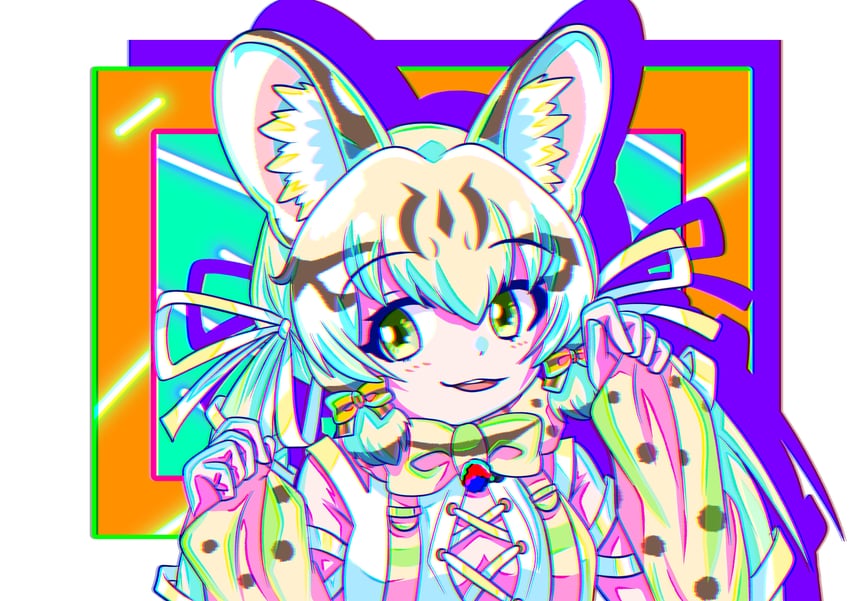 geoffroy's cat (kemono friends and 1 more) drawn by tutti_tutio