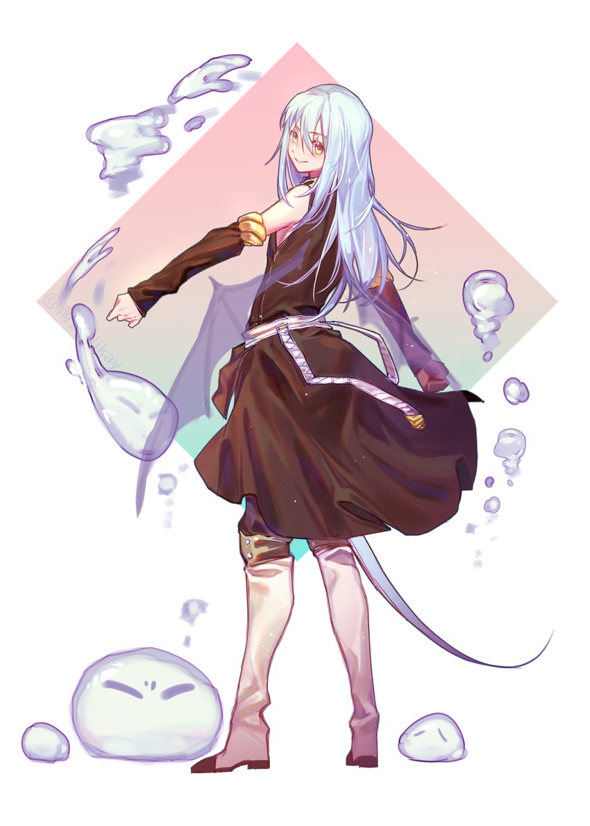 rimuru tempest (tensei shitara slime datta ken) drawn by nikay