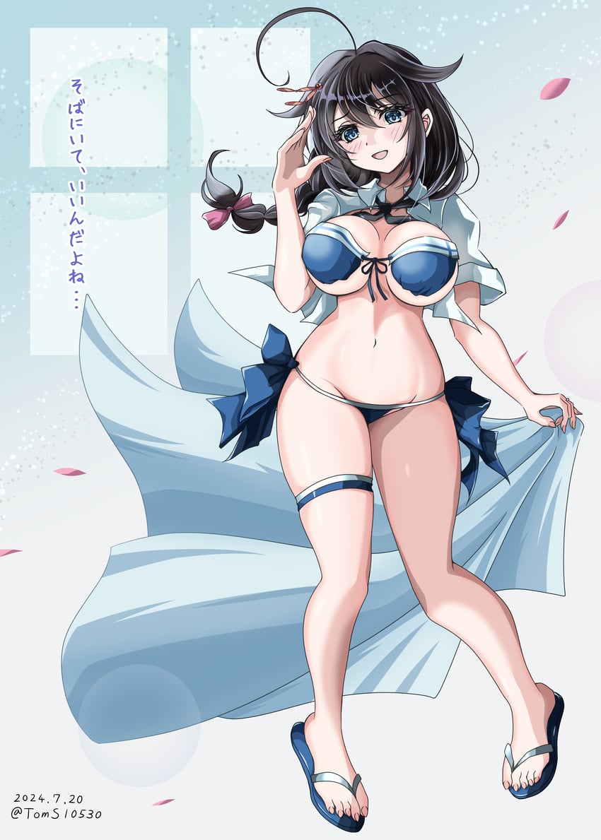 shigure and shigure kai san (kantai collection) drawn by toms
