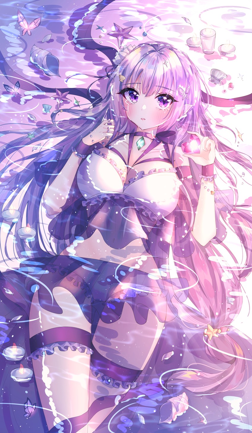 emilia (re:zero kara hajimeru isekai seikatsu) drawn by wine_(2148_wine)