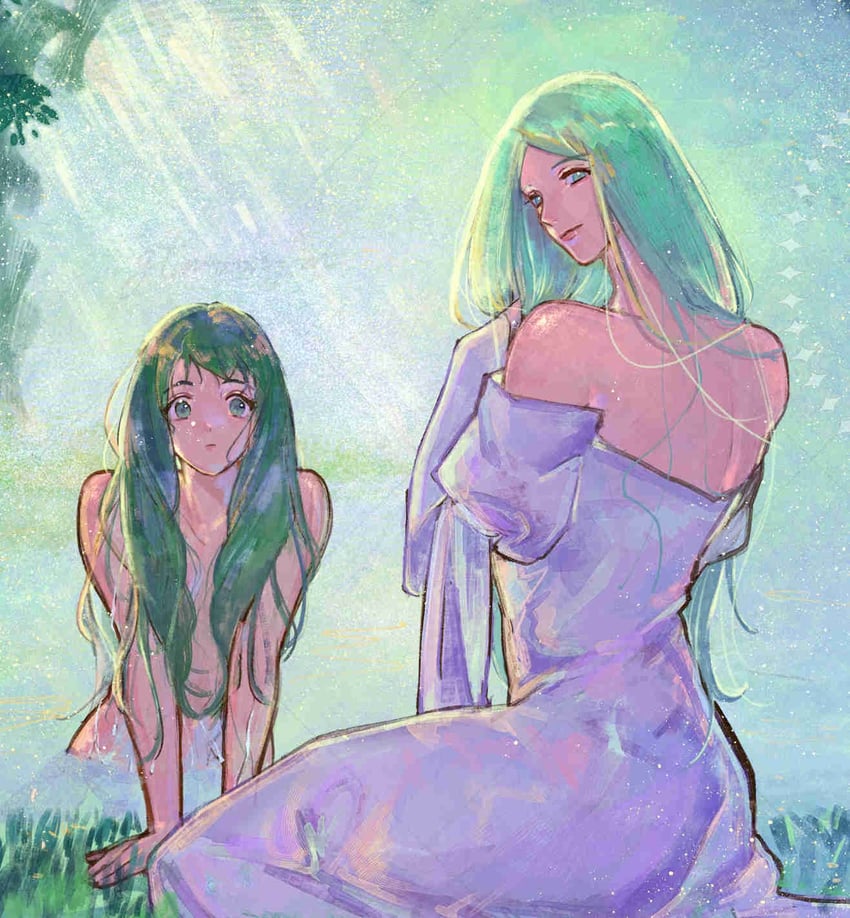 rhea and flayn (fire emblem and 2 more) drawn by sevenney