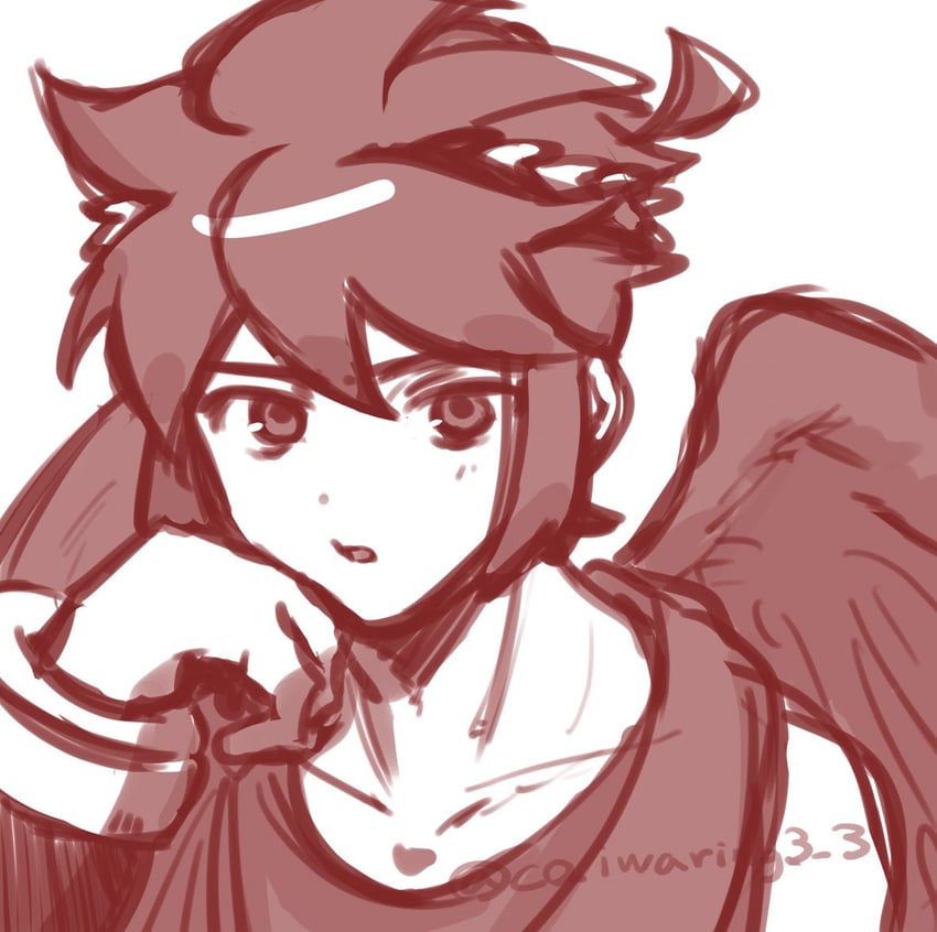 dark pit (kid icarus and 1 more) drawn by ko_iwari_ngo