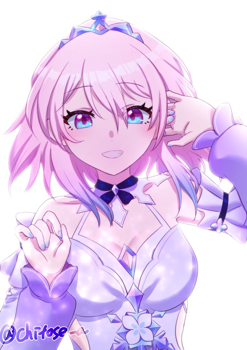 march 7th (honkai and 1 more) drawn by chicori-ta-ta-ta