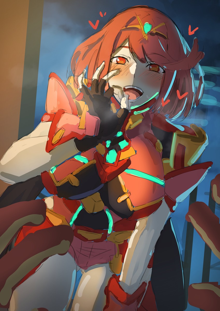pyra (xenoblade chronicles and 1 more) drawn by black_bean
