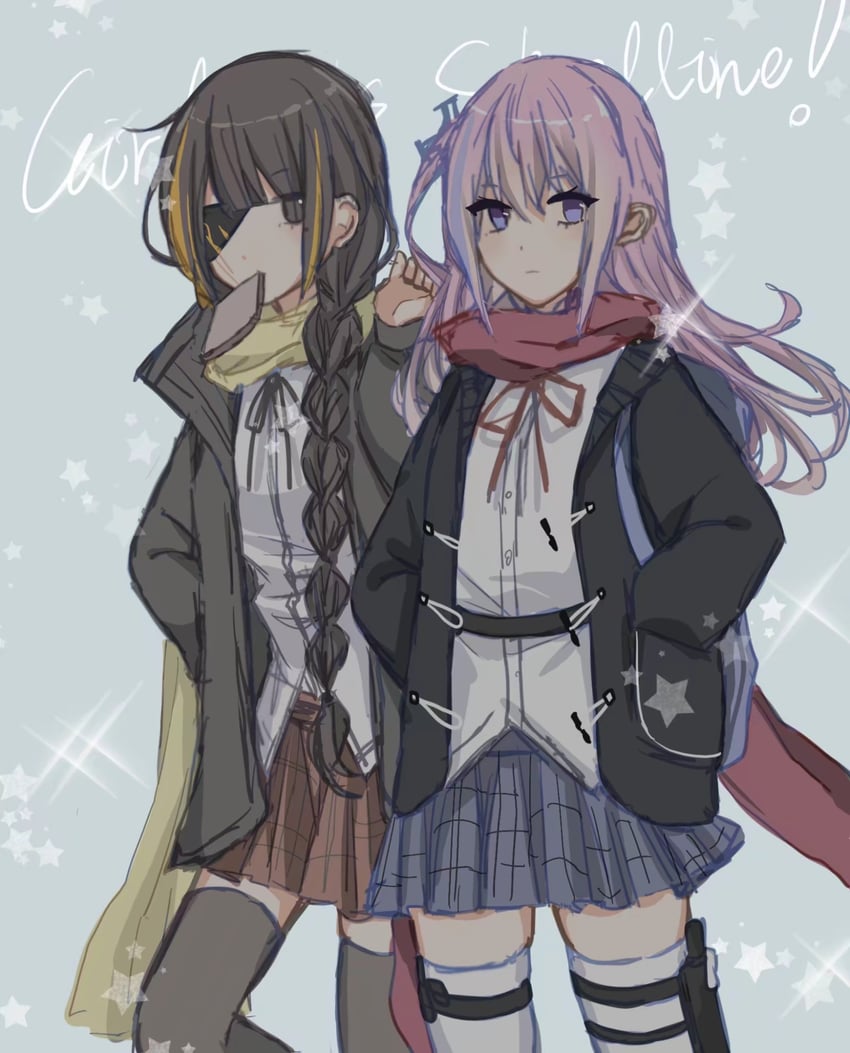 m16a1 and st ar-15 (girls' frontline) drawn by shadow71580825