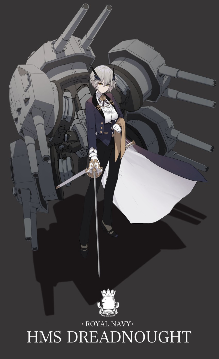 hms dreadnought (original and 1 more) drawn by dishwasher1910