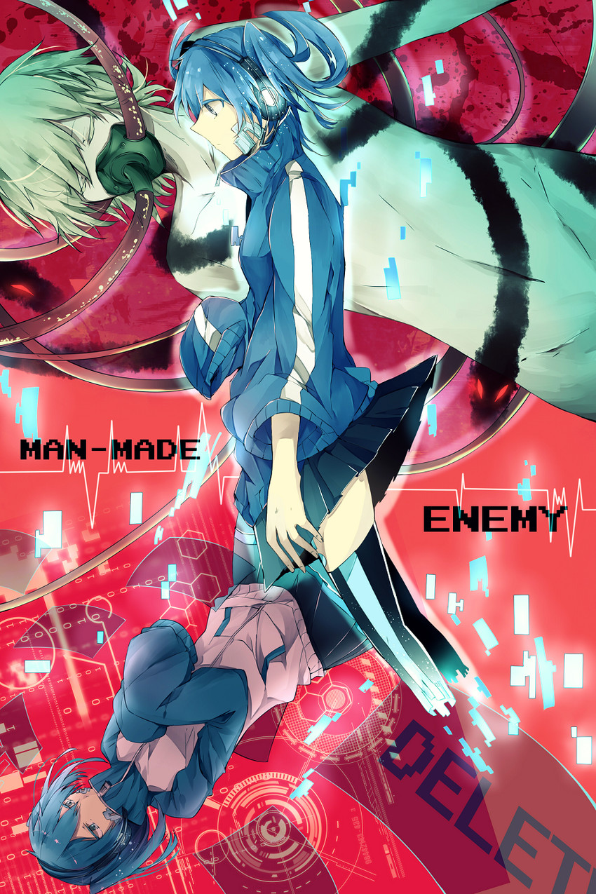 ene, konoha, and kokonose haruka (kagerou project) drawn by manako_(manatera)