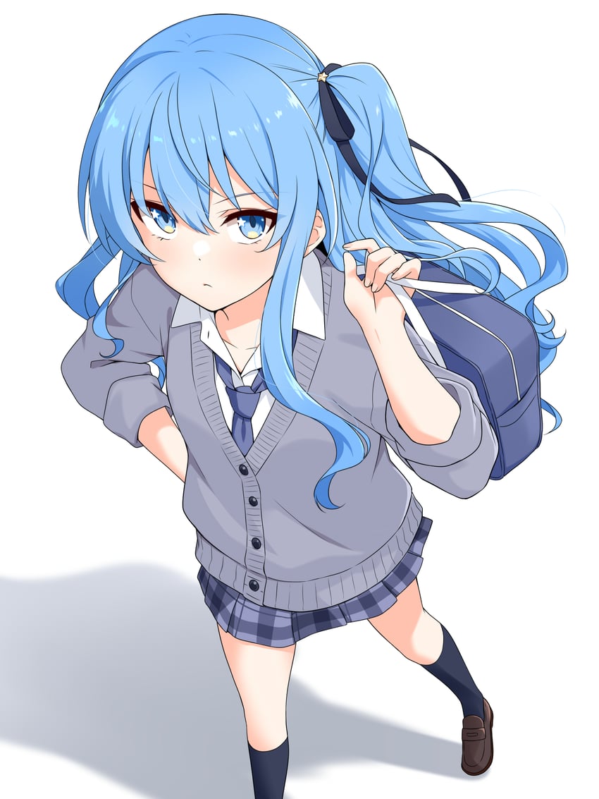 hoshimachi suisei (hololive and 1 more) drawn by felutiahime