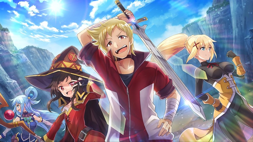 megumin, aqua, darkness, and dust (kono subarashii sekai ni shukufuku wo! and 1 more)