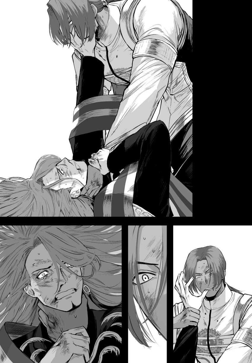 duryodhana and bhima (fate and 1 more) drawn by y_ahyahyah