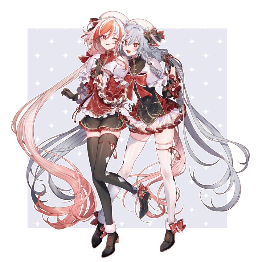 fu hua and herrscher of sentience (honkai and 1 more) drawn by takakura_aki