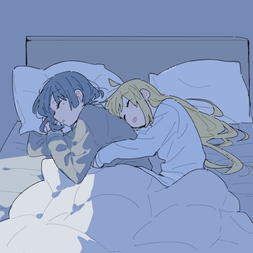 ijichi nijika and yamada ryo (bocchi the rock!) drawn by ree_(re-19)