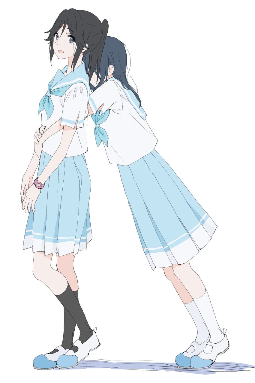yoroizuka mizore and kasaki nozomi (hibike! euphonium and 1 more) drawn by curecu8