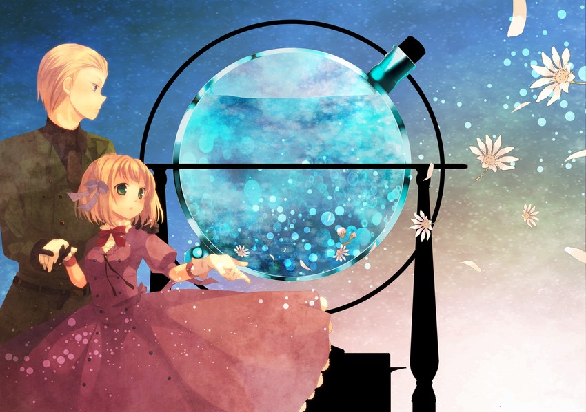 germany and liechtenstein (axis powers hetalia) drawn by odashi_(namiri)