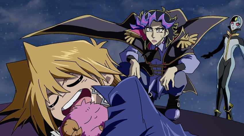 jonouchi katsuya, ai, and scapegoat (yu-gi-oh! and 2 more) drawn by chaya_mago