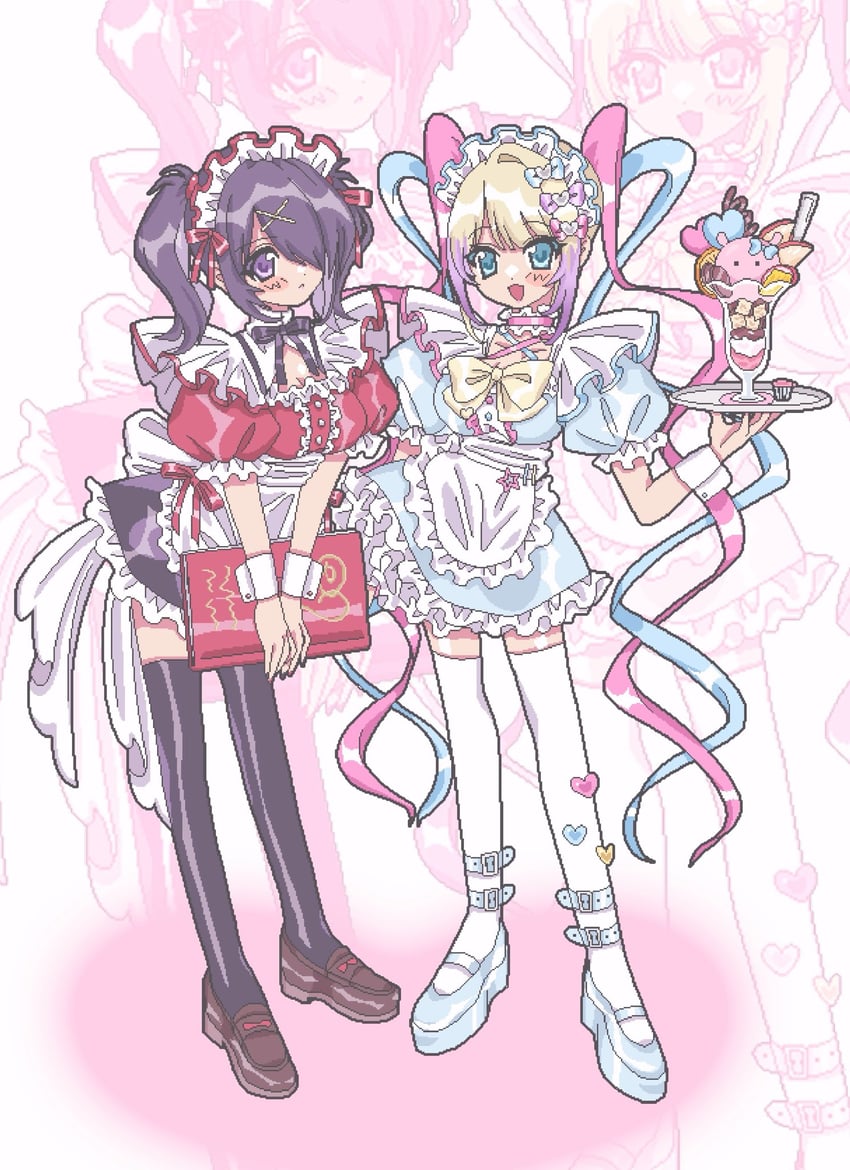 chouzetsusaikawa tenshi-chan and ame-chan (needy girl overdose) drawn by amnyuixx