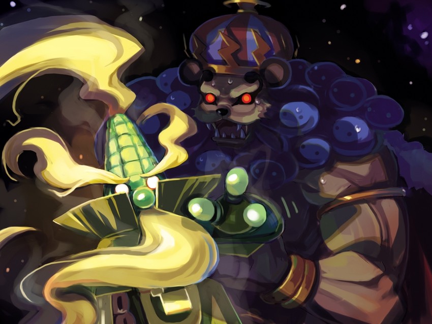 king drake and corn guy (phantom kingdom)