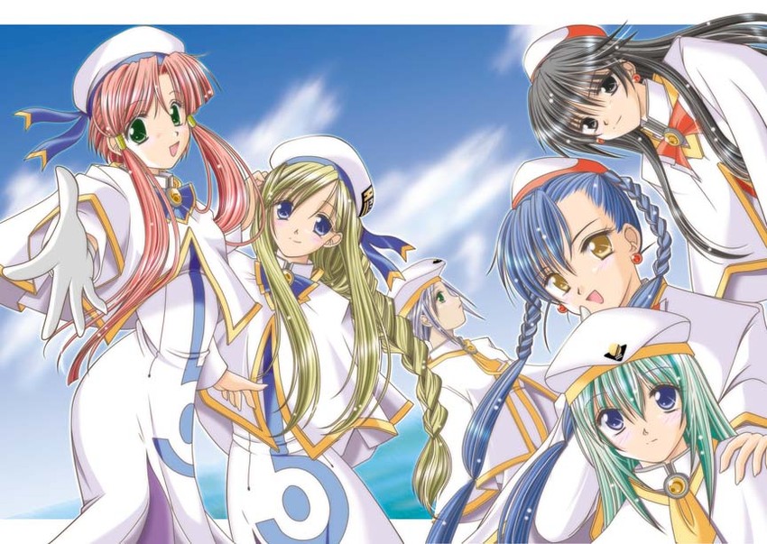 mizunashi akari, alice carroll, aika granzchesta, alicia florence, akira ferrari, and 1 more (aria)
