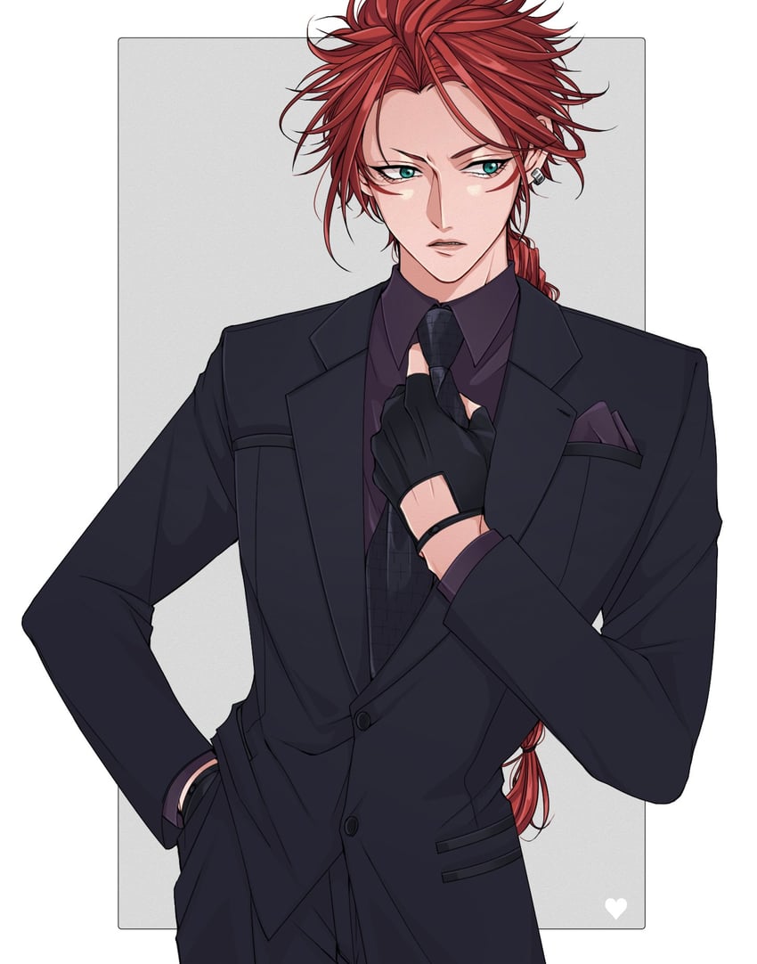 reno and rude (final fantasy and 2 more) drawn by y_skk