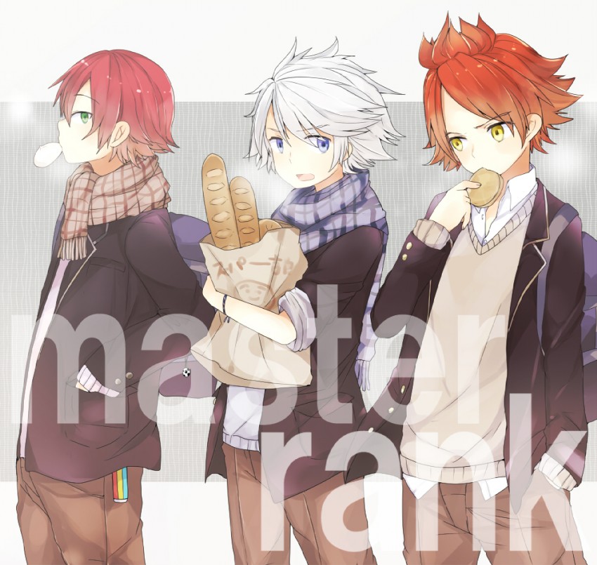kiyama hiroto, nagumo haruya, and suzuno fuusuke (inazuma eleven) drawn by pun2